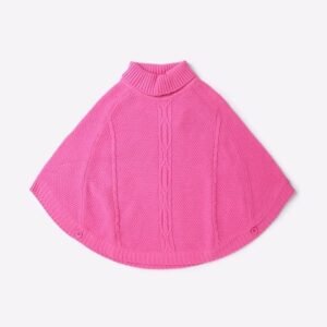 INF FRENDZ Flat Knit Turtleneck Cape Sweater