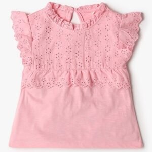 INF FRENDZ Schiffli Embroidered Regular Fit Top