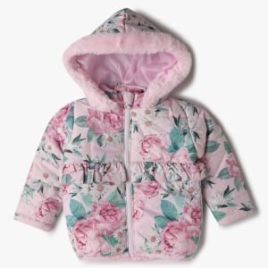 INF FRENDZ Unisex Floral Print Zip-Front Hoodie