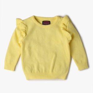 INF FRENDZ Girls Cotton Crew-Neck Sweater