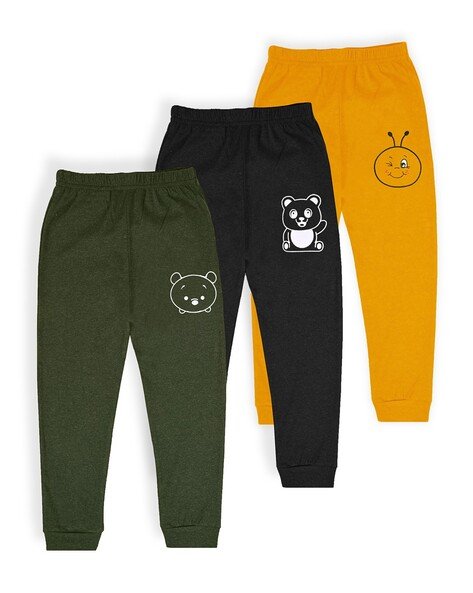 J & JP Pack of 3 Graphic Print Track Pants