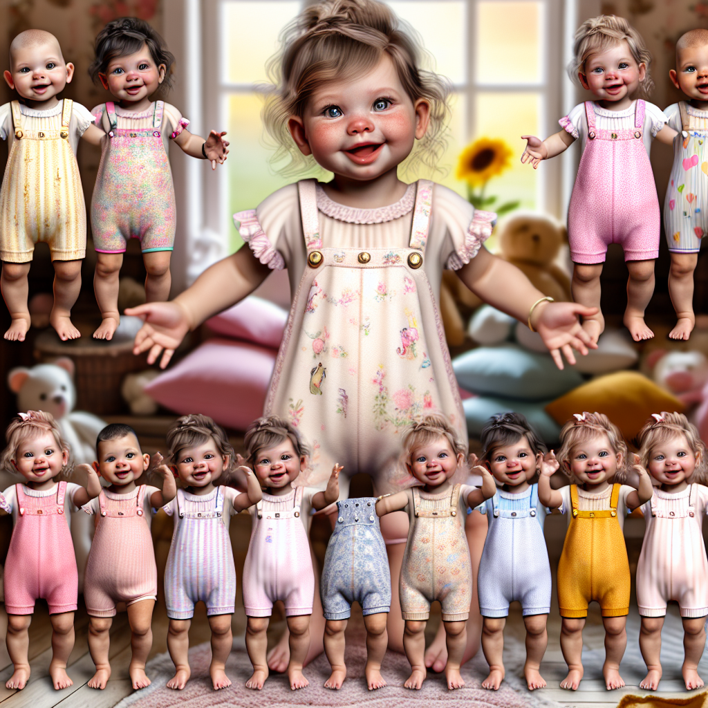 Jessica Simpson Baby Girls Rompers: Sweet Styles for Little Girls