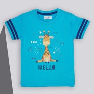 KIDLYBOO Graphic Print Round-Neck T-Shirt