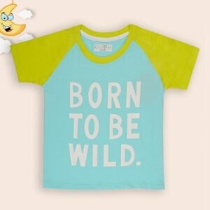 KIDLYBOO Typographic Print Round-Neck T-Shirt