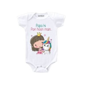 KNITROOT - Graphic Print Round-Neck Romper