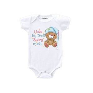 KNITROOT - Graphic Print Round-Neck Romper