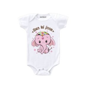 KNITROOT - Graphic Print Round-Neck Romper