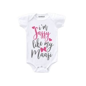 KNITROOT - Typographic Print Round-Neck Romper