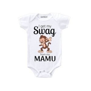 KNITROOT - Typographic Print Round-Neck Romper