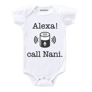 KNITROOT - Typographic Print Round-Neck Romper