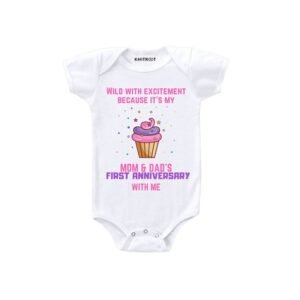 KNITROOT - Typographic Print Round-Neck Romper