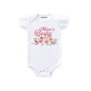 KNITROOT - Typographic Print Round-Neck Rompers