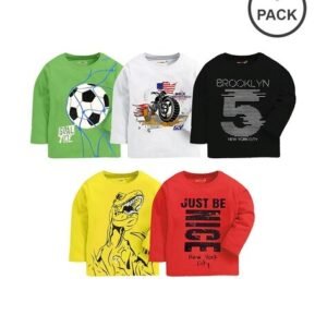 Kuchipoo Pack of 5 Printed T-shirt