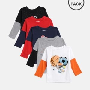 Kuchipoo Pack of 5 Printed T-shirt