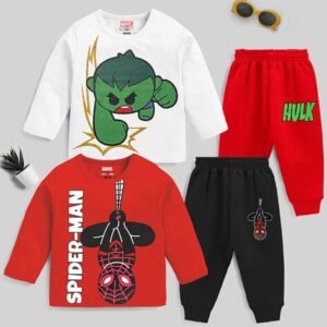 Kuchipoo Boys Pack of 2 Printed T-Shirts & Joggers Set