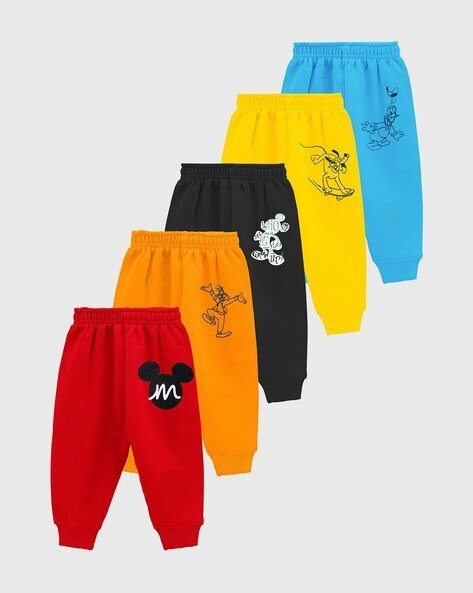 Kuchipoo Pack of 5 Graphic Print Pyjamas with Elasticated Waist