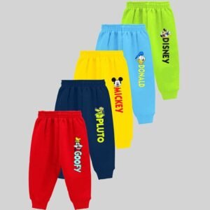 Kuchipoo Pack of 5 Typographic Print Pyjamas