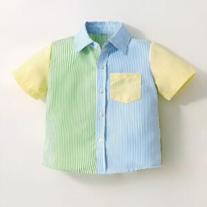 labhkala Boy Regular Fit Spread-Collar Shirt