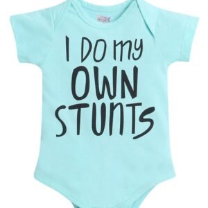 LITTLE ANGELS - Typographic Print Onesie with Snap Button