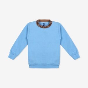LITTLE KANGAROOS Heathered Crew-Neck Sweatshirt
