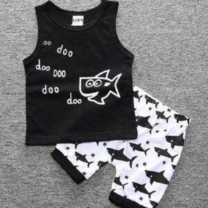 Lofn Printed Shorts & T-Shirt Set