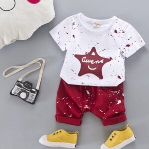 Lofn Printed Shorts & T-Shirt Set