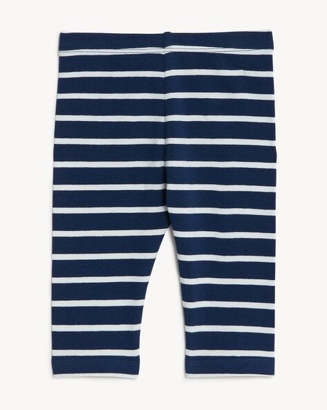 Marks & Spencer Infants Striped Leggings with Elasticated Waist
