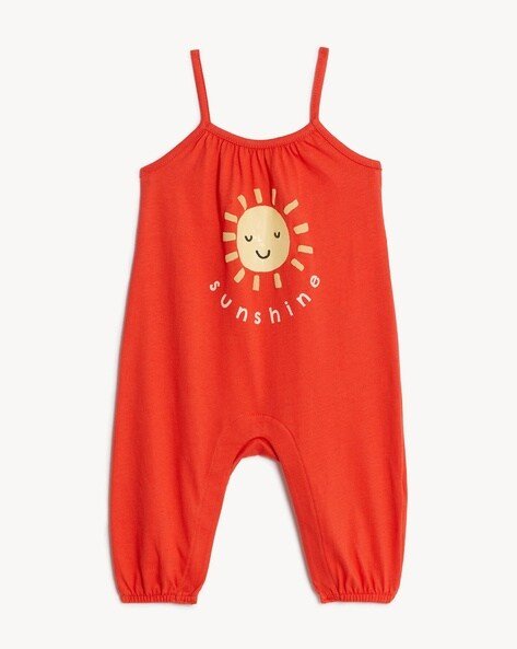 Marks & Spencer Girls Sunshine Print Pure Cotton Romper