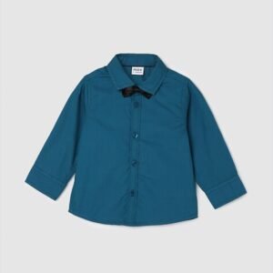MAX Cotton Shirt with Bow-Tie