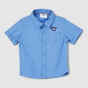 MAX Embroidered Shirt with Patch Pocket