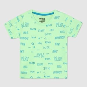 MAX Graphic Regular Fit T-Shirt with Round Neck
