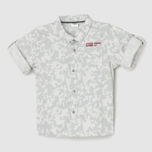 MAX Camouflage Shirt with Roll-Up Sleeves