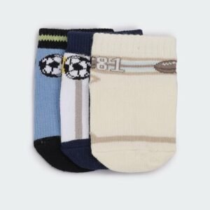 MAX Pack of 3 Ankle-Length Socks