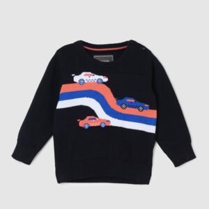 MAX Boy Graphic Pattern Pullover Sweater