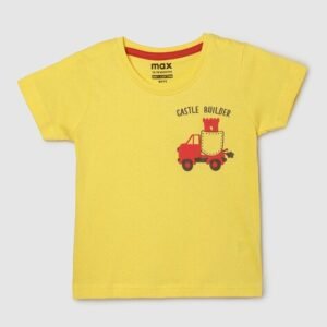 MAX Crew-Neck T-Shirt with Short Sleeves