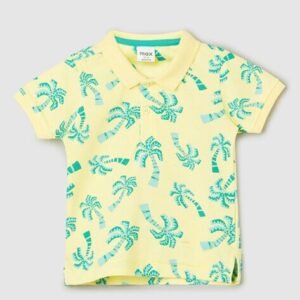 MAX Tropical Print Regular Fit Polo T-Shirt