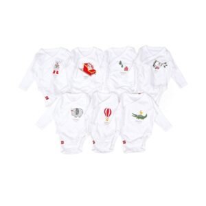 Miarcus - Pack of 7 Printed Rompers