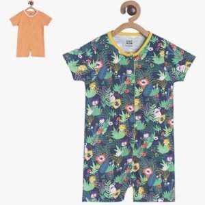 MINI KLUB - Infants Pack of 2 Printed Rompers