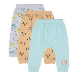MINI KLUB Pack of 3 Printed Jogger Pants