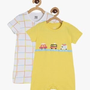 MINI KLUB - Infants Pack of 2 Printed Rompers