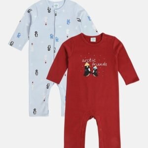 Miniklub - Boys Pack of 2 Printed Cotton Rompers