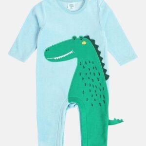 Miniklub - Infants Embroidered Round-Neck Romper