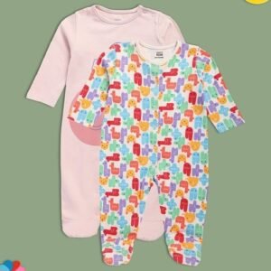 Miniklub - Pack of 2 Printed Rompers