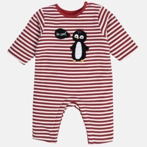 Miniklub - Infants Striped Round-Neck Romper