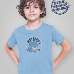 Minute Mirth Batman Print Round-Neck T-Shirt