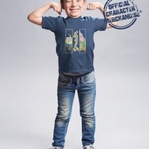 Minute Mirth Spongebob Print Round-Neck T-Shirt