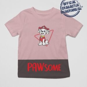 Minute Mirth Paw Patrol Print Round-Neck T-Shirt