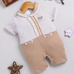 MOM'S LOVE - Infants Top Class Print Cotton Rompers