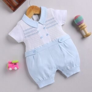 MOM'S LOVE - Infants Embroidered Cotton Rompers