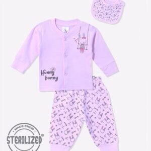 MOM'S LOVE Printed Top & Joggers with Bib